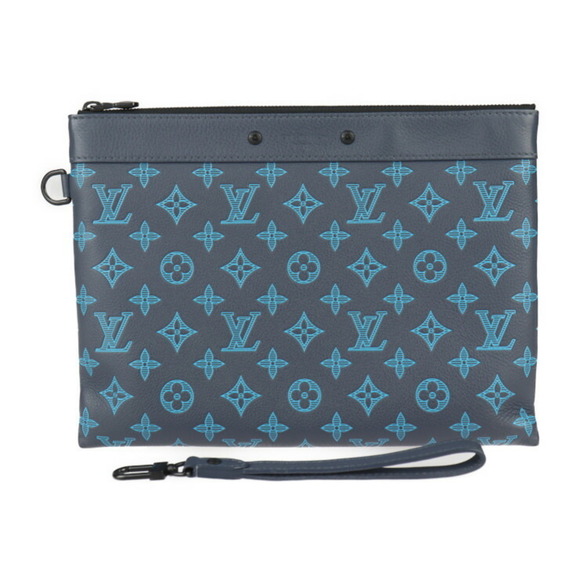 LOUIS VUITTON Black Monogram Pouch - Picture 1 of 10